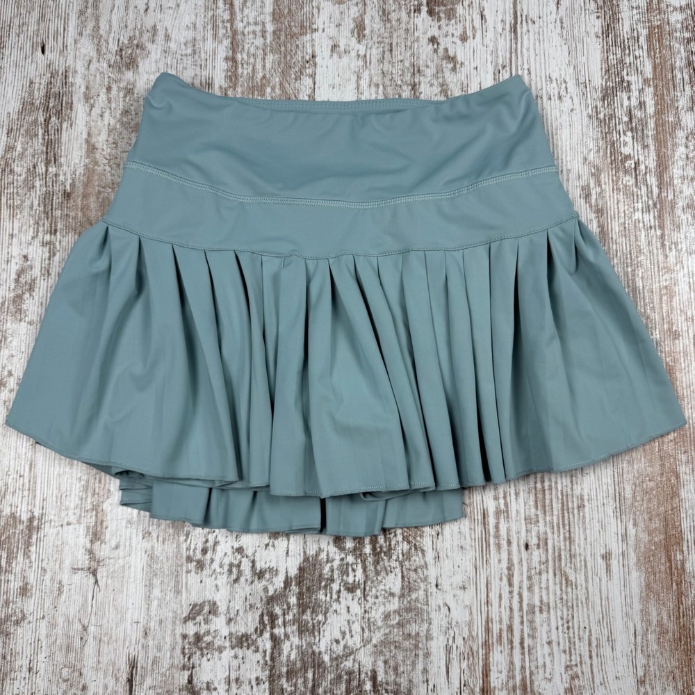 Goldhinge Pleated Tennis Skort Dusty Blue Athletic Skort Sz S Pickleball Golf - Picture 2 of 8